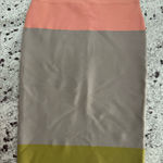 BCBGMAXAZRIA NWT  bcbg Scarlett Colorblock‎ Y2K bondage Skirt S Photo 0
