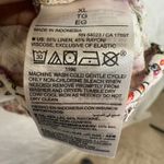 Old Navy  XL Pink Floral Minidress Linen Smocked Pockets Tank Cottage Summer Cute Photo 9