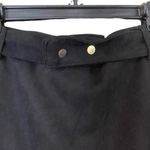 Haute Monde Faux Suede Dark Brown Belted Mini Skirt - Size XL Photo 1
