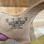 NAYA “Fausta” Yellow Woven Leather Ankle Strap Wedge Heeled Sandal Size 9 Photo 12