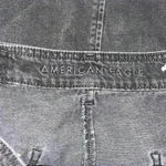 American Eagle Black Denim  Skirt Size 12 Photo 3