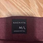 NAGNATA COLOUR BLOCK BRALET WOMEN'S SIZE M/L BURGANDY/PINK/BLACK Photo 3