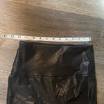 Jane and Bleecker Women’s Black Faux Leather Legging High Waistband Medium Photo 7