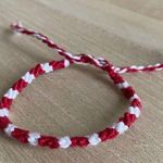Handmade Myfanwy Bracelet, anklet, trendy, comfortable, tie, embroidery thread, woven, gi Photo 0