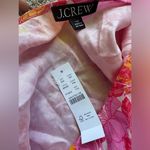 J.Crew NWT Gwyneth V-neck cupro-blend slip dress in pink limone print 16T Photo 4