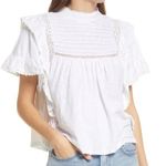 Free People Le Femme White Top Blouse Photo 0