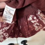 Ulla Johnson  Martine Dress Syrah Shibori Tie Dye Wine Red Maroon Burgundy Size 0 Photo 14
