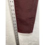 7 For All Mankind 7 For All Mankind High-Waist Ankle Skinny Coated in Merlot Women's Jeans sz 28 Photo 4