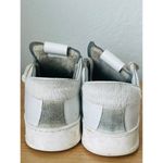 P448 Women's Jack Perforated Calf Hair Trim Sneakers Photo 6