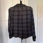 Faherty  Brushed Flannel Button Down Stretch Navy Plaid Photo 3