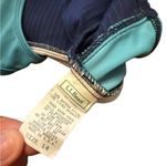 L.L. Bean Navy and Aqua Swimwear Blue Size 14 Photo 2