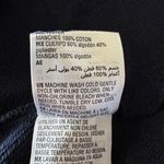 Charter Club Small Sweatshirt Top Flutter Cap Sleeve Stretch Crew Neck Navy Blue Photo 7