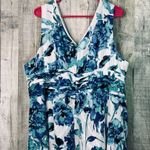 Fashion Bug Size 26W Sleeveless Surplice Peplum Sheath Floral Dress Back Zipper Photo 4