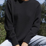 Brandy Melville  NWOT Brianna Sweater Black Photo 0