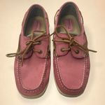 Sperry Top Slider Bluefish 2 Eye Boat Shoes in Washed Red Photo 1