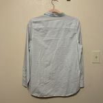 Garnet Hill Garnet‎ Hill Essential Cotton Striped Button Down Shirt Size 10 Photo 4