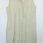 Liz Claiborne Linen Blend Dress Butter Yellow Size M Lagom Summer Coastal Photo 0