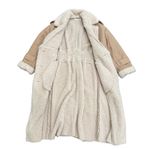 Great Jones Lined Sherpa Coat in Brown, Size S Brown Photo 4