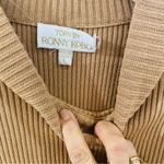 Torn By Ronny Kobo knit cut out midi bodycon midi dress in TAN Photo 4