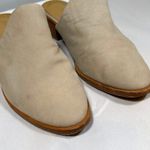 Soludos  Venetian Tan Suede‎ Block Heel Mules Womens 8 Beige Photo 2