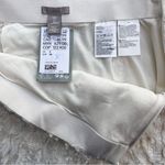 H&M NWT Ivory Textured Mini Skirt, Size 4 Photo 3