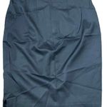 St. John Wool Straight Pencil Mini Office Black Skirt Stretch Zip Back Women 6 Photo 6