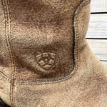 Ariat  10007065 Distressed Brown Suede Leather Square Toe Western Boots 8.5B Photo 9