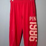 Vintage PINK by victoria’s secret hot pink sweatpants size XS Photo 0