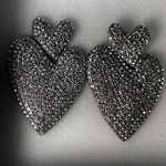 ZARA  DOUBLE HEART EARRINGS Photo 4