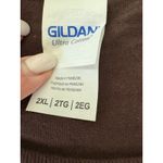 Gildan Womens  Pumpkin Spice‎ Latte Brown Graphic Long Sleeve T-Shirt 2XL Photo 3