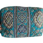 Vera Bradley  Quilted Paisley Cosmetic Case Make Up Bag Photo 0