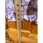 Rag and Bone  Floral Print Oversized Sheer Button Front Blouse Top Small Photo 4