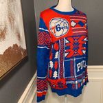 NBA Team Apparel Philadelphia 76ers sweater Blue Size L Photo 2