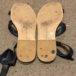 Lucky Brand Womens  Black Leather Strappy Flat Sandals Size 7.5‎ Photo 3