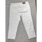 Ralph Lauren Lauren Jeans Classic Straight Crop 14W White Designer Luxury Photo 2