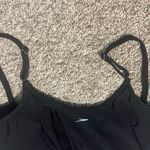 Speedo Shirred Empire Tummy Control One Piece Black Swimsuit Photo 6