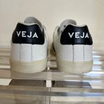 VEJA  Classic White Sneakers with Black Detail Photo 1