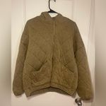 Wild Fable 🔥GUC Women’s Wild and Fable Quilted Jacket with Hood Olive Green Size XL Photo 2