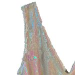 Free People Intimately‎  Cream Pearl Embellished Sequin Shift Slip Dress XS Photo 5