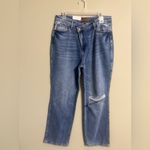 Judy Blue  High Waist Rigid Magic Crisis-Cross Waist Dad Jeans Size 15/32 New Photo 1