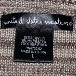 United States Sweaters Size L Khaki Space Dyed Sweater Photo 10