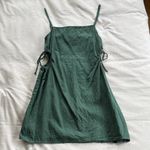 Aerie Side Cut-out Linen Blend Dress Photo 1