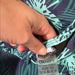 Tropical Blue and Green Tankini top Size XL Photo 3