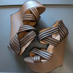 L.A.M.B. Bernadette Leather Wedge W7.5 Photo 1