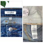 Good American Good Legs Straight Jeans with Athletic Stripe Photo 9