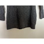 Patagonia  Women 100% Merino Wool Cable Fisherman Sweater Coat Gray Size Small Photo 7