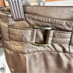 Cache Pants Women Size 0 Leather Bronze Gold Color Western Boho Y2K Lagenlook Photo 8
