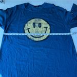 Zutter Long sleeve t shirt with vintage smiley face graphic tee small/medium Blue Size undefined Photo 5