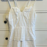 American Eagle  White Ruffle Sundress Photo 0