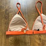 Summersalt  Triangle Bikini Top Sz 8 Peach Orange Swimsuit Photo 8